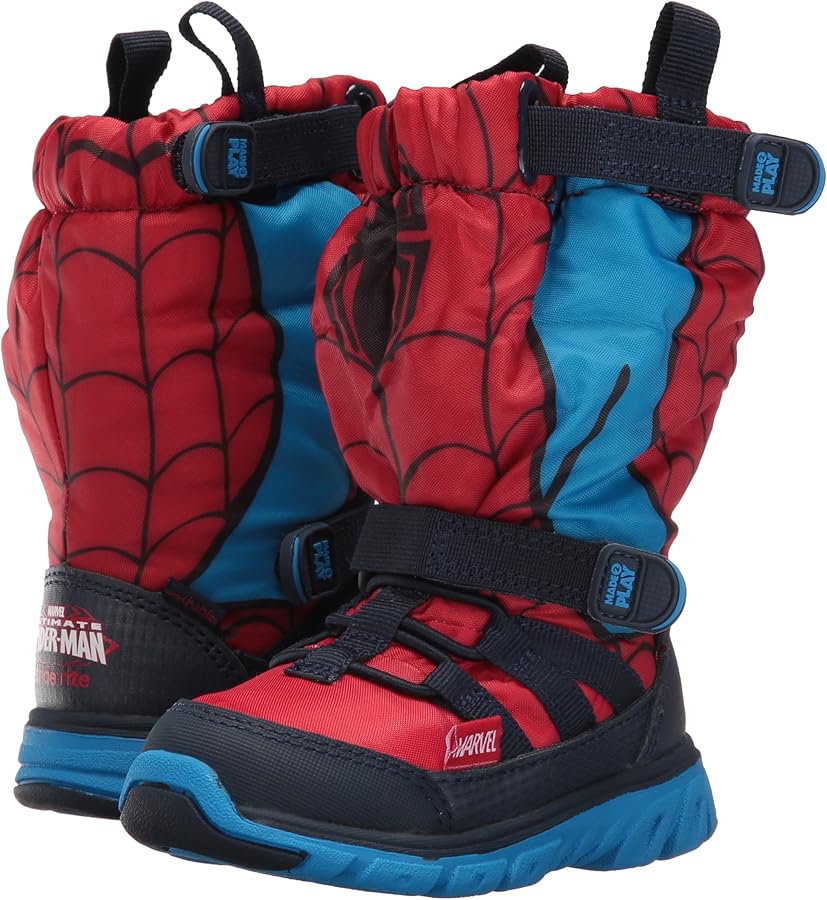 Stride Rite Spider Man Boots Sz 7