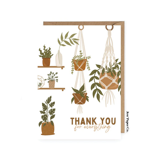 Plant Thank You Card