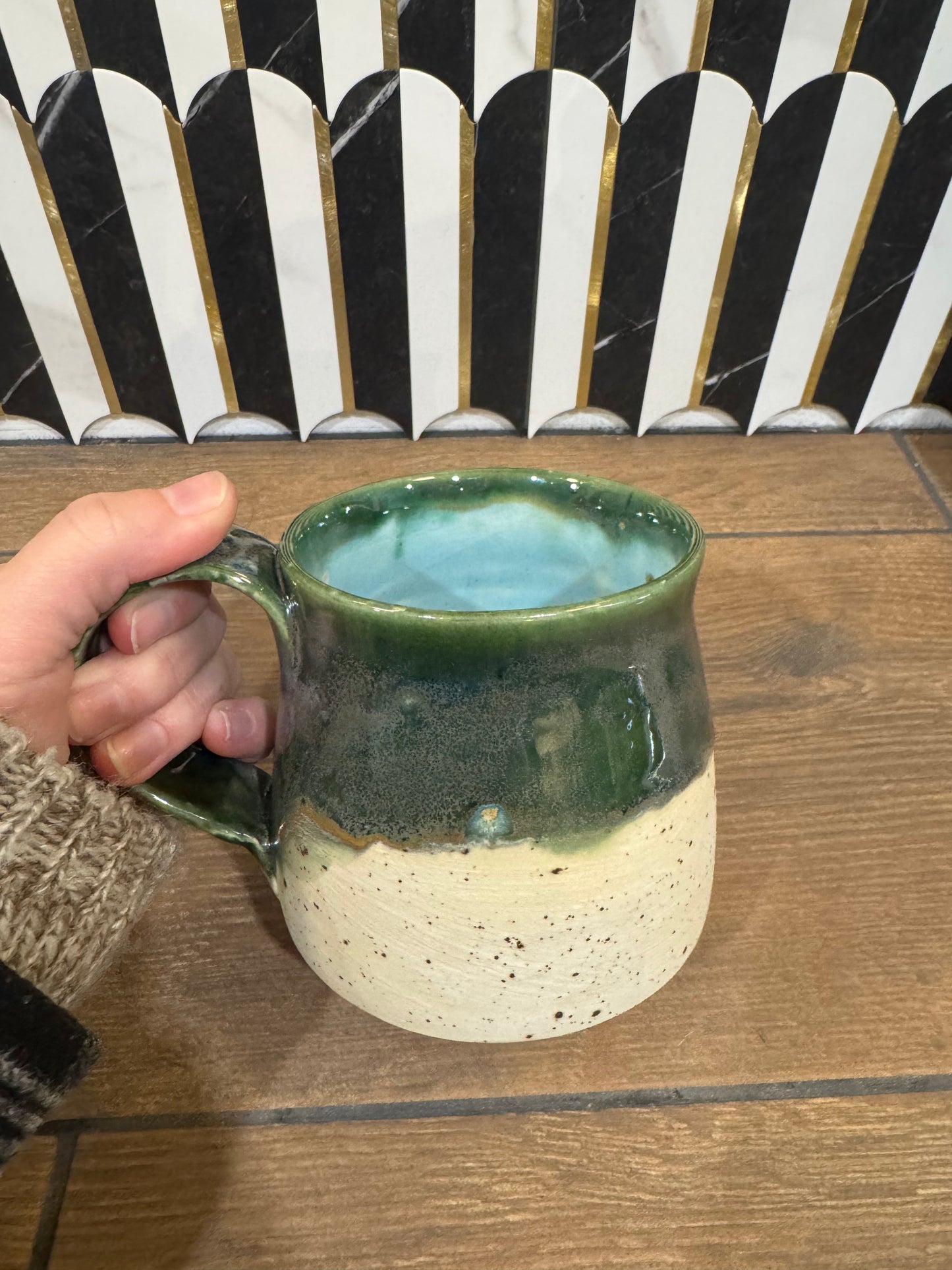 Ceramic Pottery Mug- S