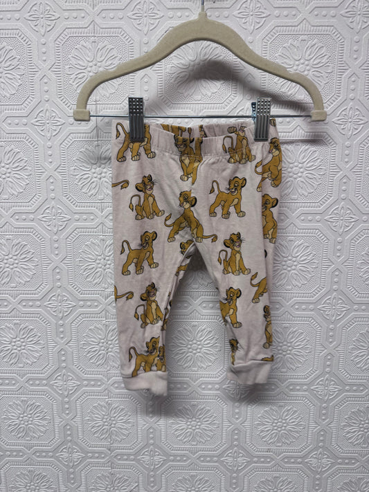 H&M Lion King Pants - Size 9 Months