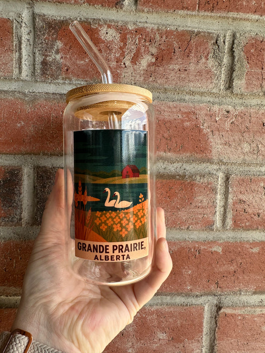 Grande Prairie, Alberta Glass Tumbler