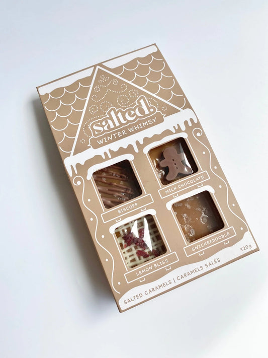 Salted Winter Whimsey 4pc Caramel