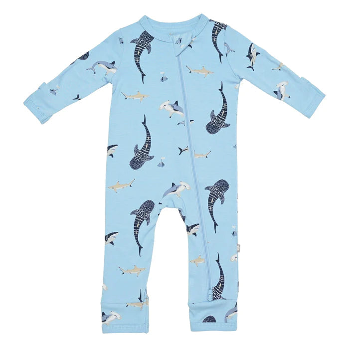 Kyte Baby Shark Footless Sleeper - Size 18/24 Months