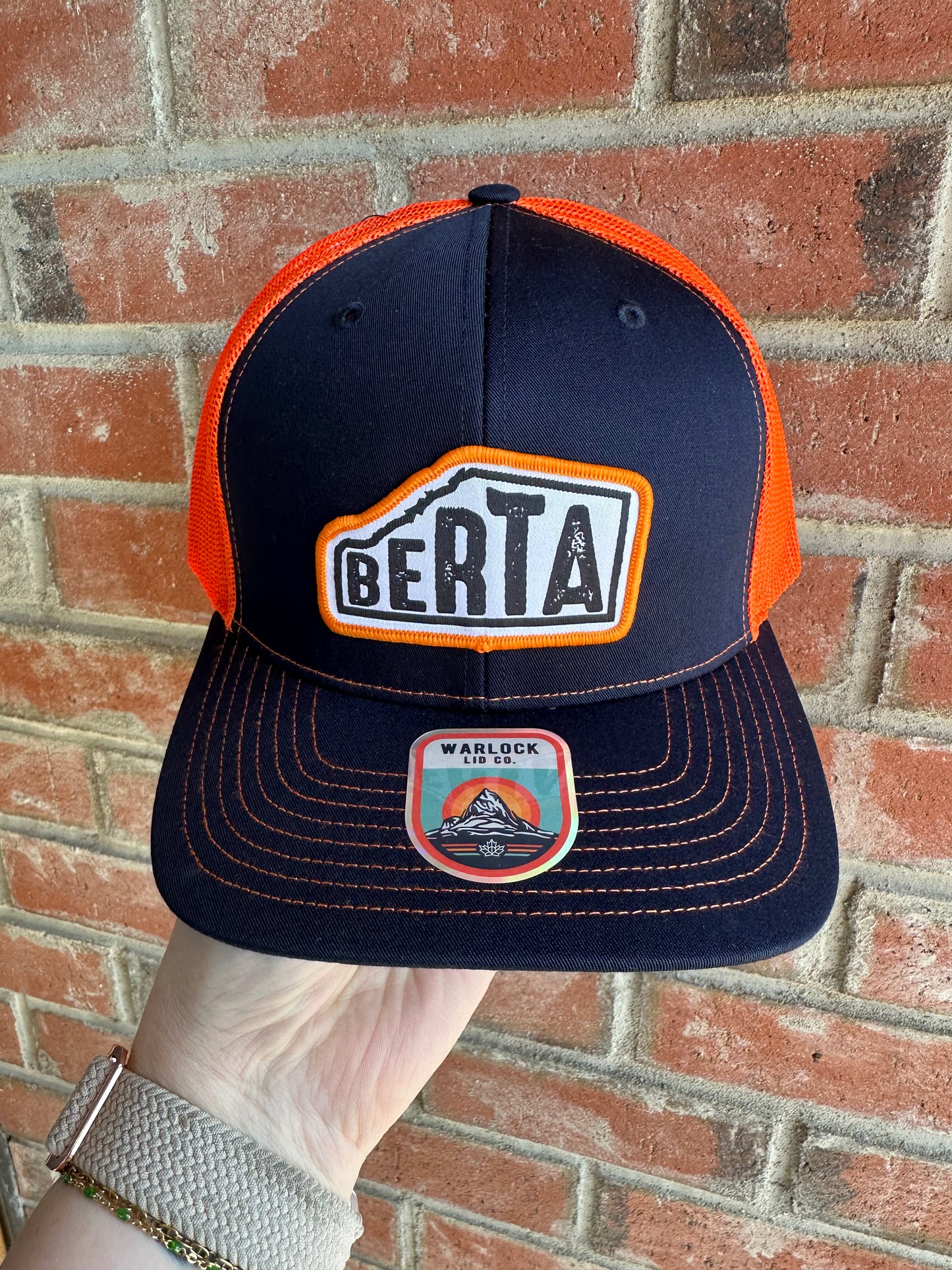 Berta Classic Snapback Hats | Warlock Lid Co | Adjustable Trucker Cap