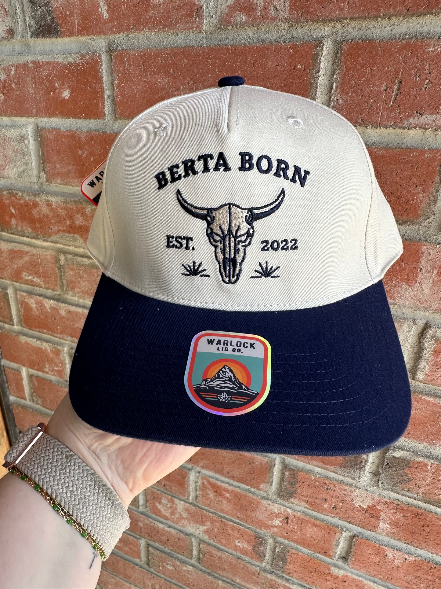 Berta Born 5 Panel SnapBack Hat