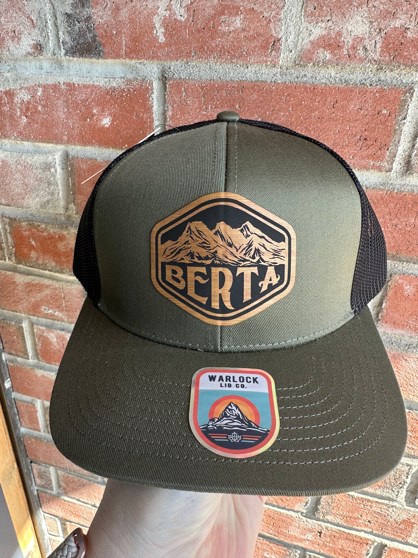 Berta 3 Sisters Mountains Snapback | Warlock Lid Co | Adjustable Trucker Hat