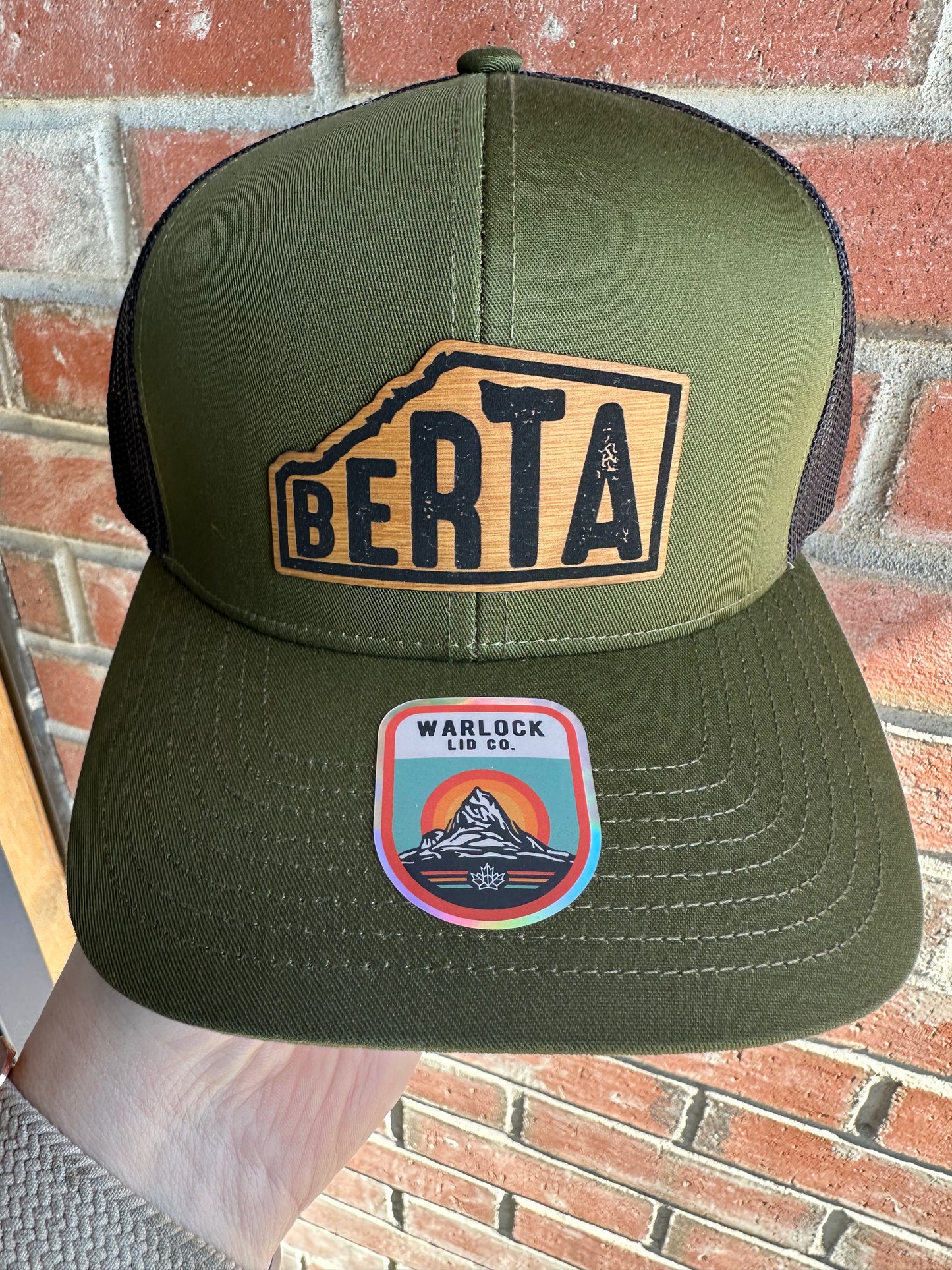 Berta Classic Snapback Hats | Warlock Lid Co | Adjustable Trucker Cap