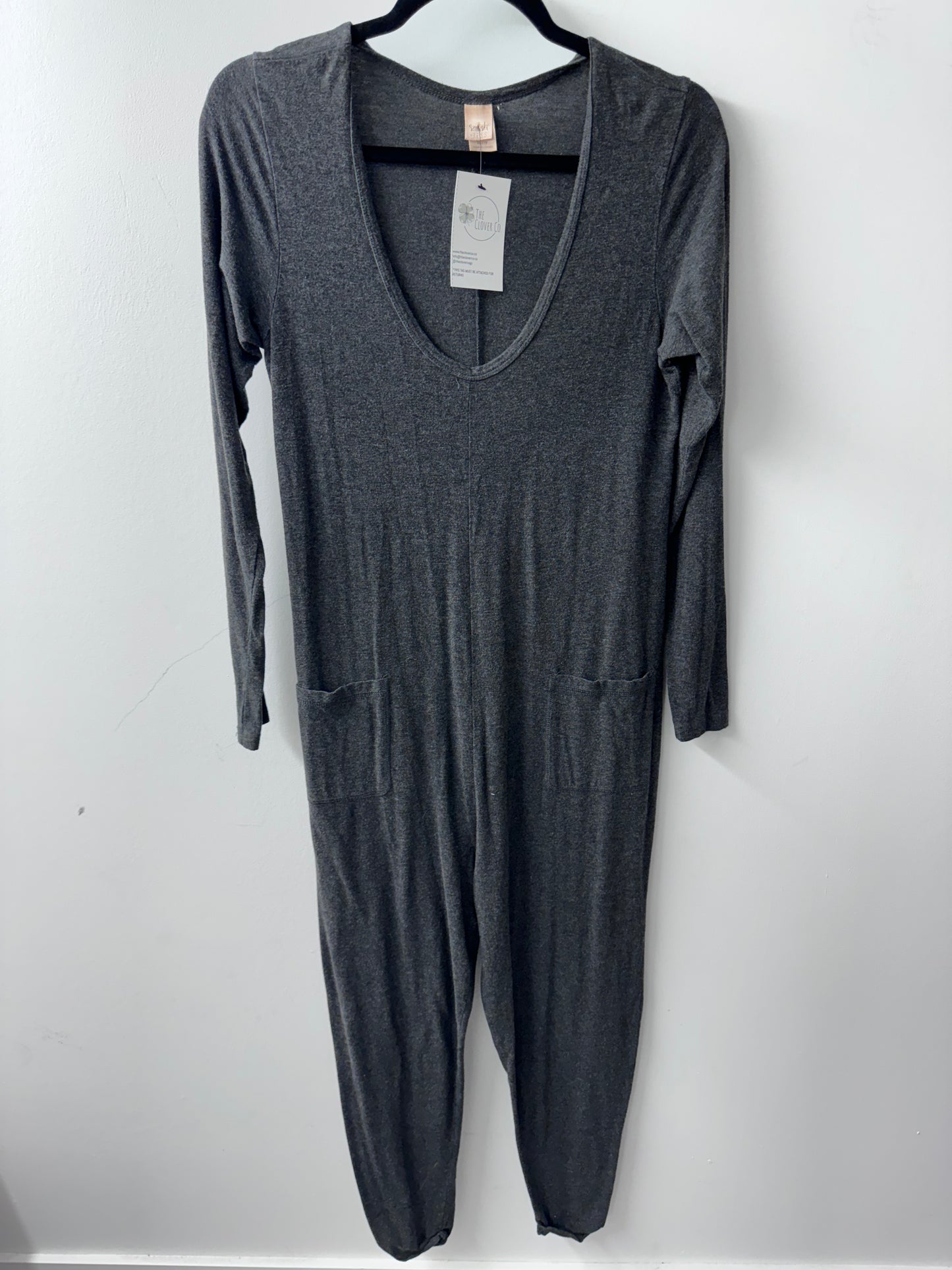 Smash + Tess The Wednesday Romper Grey - Size XS