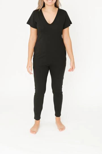 Smash + Tess Sunday Romper Midnight Black - Size XS