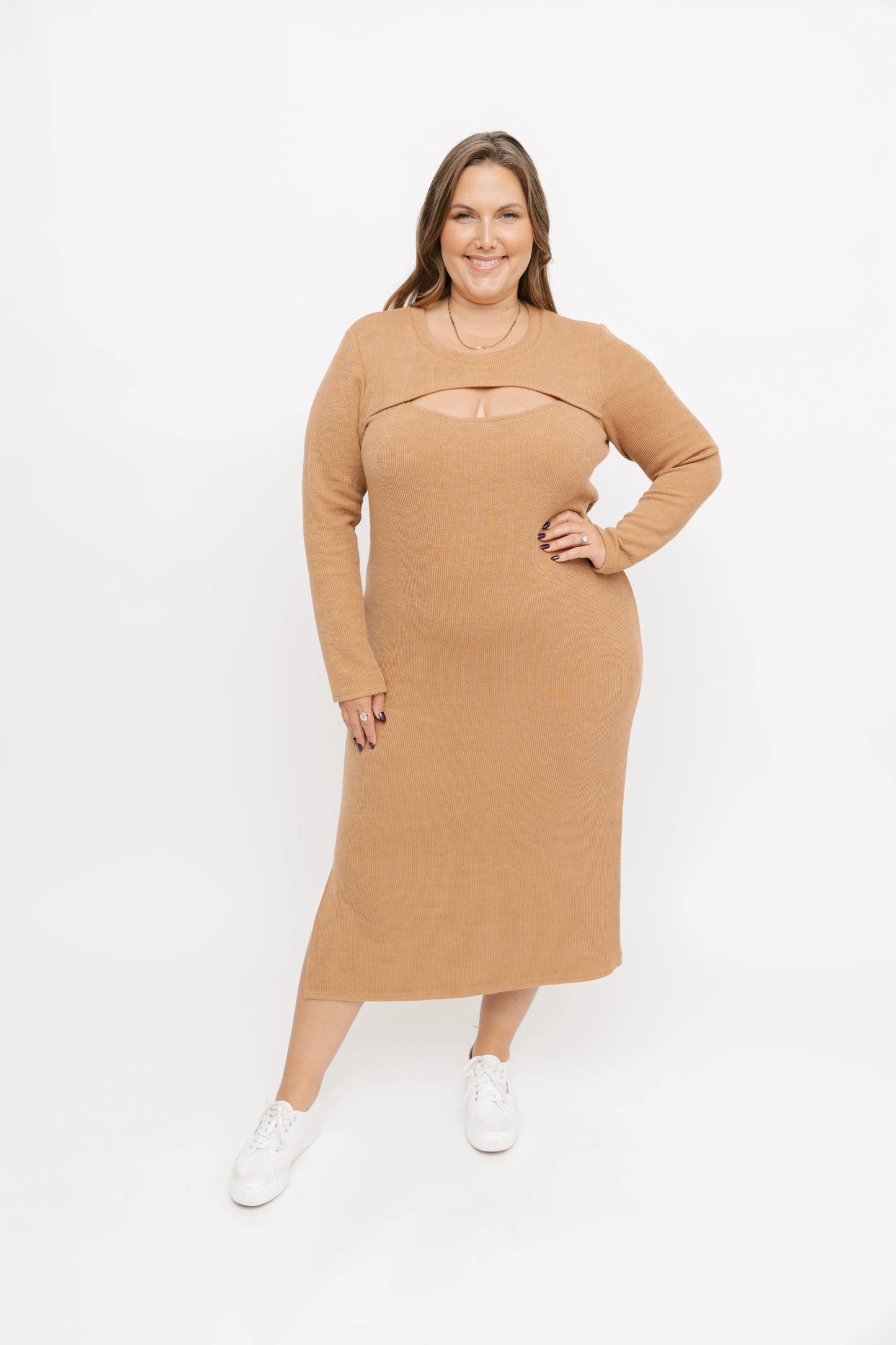 Smash + Tess Ribbed Dress - Size Medium