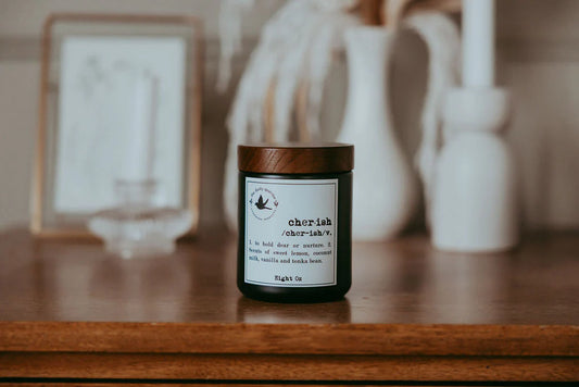 The Dusty Sparrow Candle - Cherish