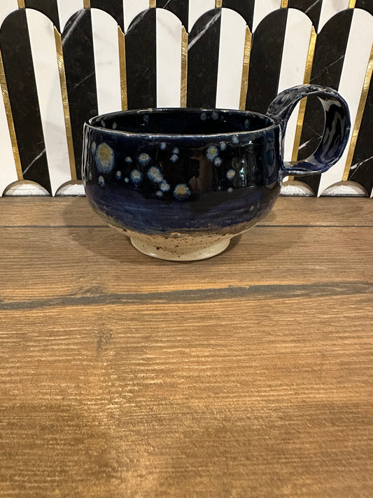 Large Pottery Ceramic Mug