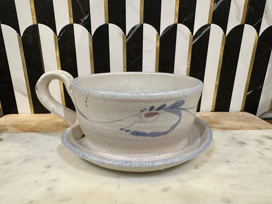 Pottery Soup/Cracker Bowl