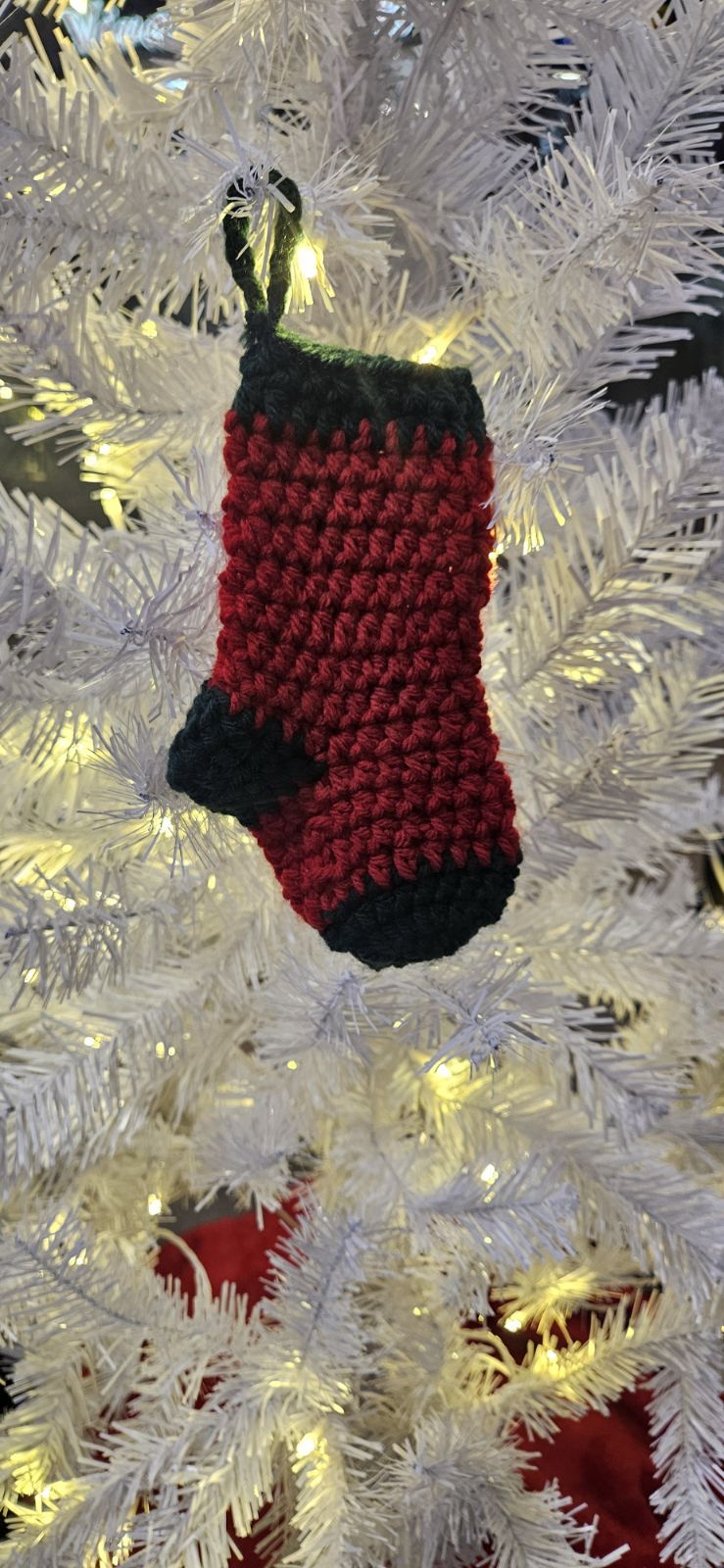 Crochet Stocking Ornament