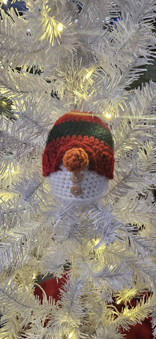 Crochet Snowman Head