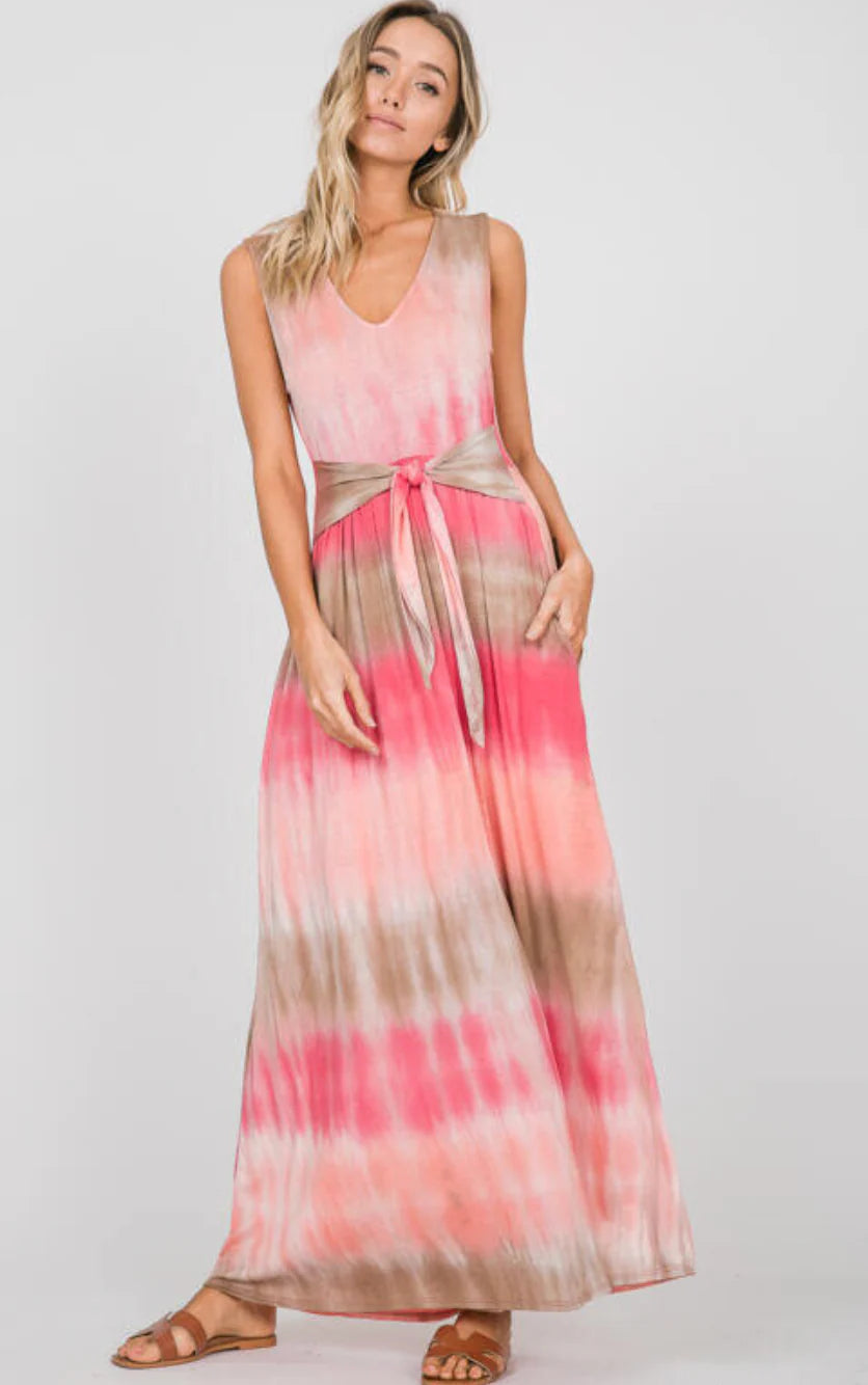 Tie-Dye Maxi Dress