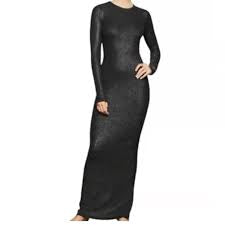 Skims Soft Lounge Long Sleeve Dress XXL