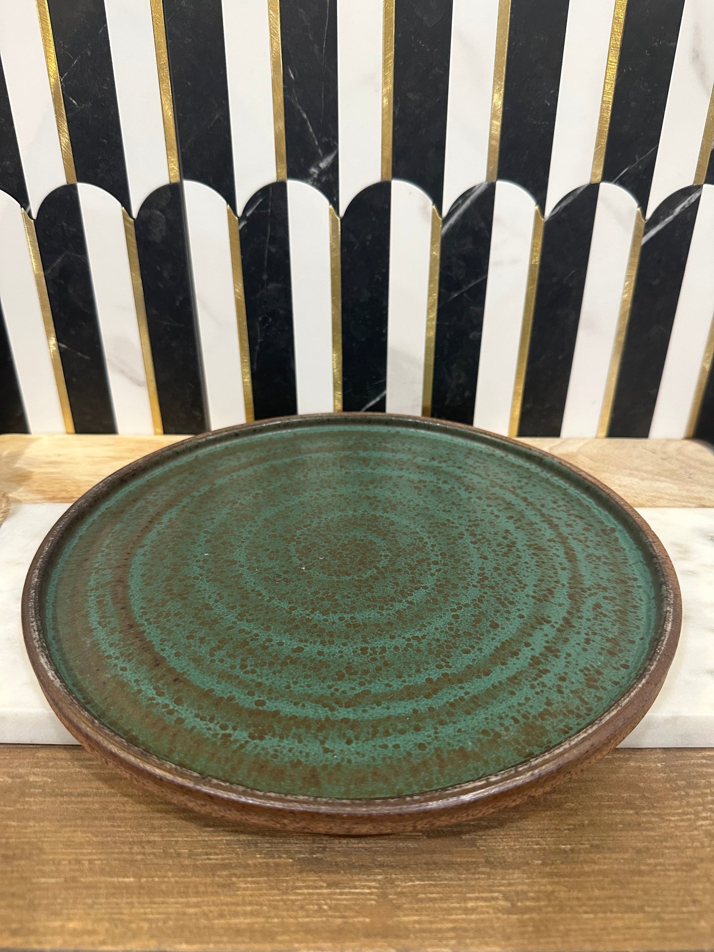 Pottery Dinner Plate (B)