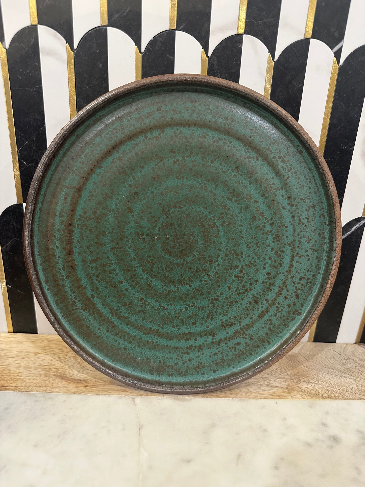 Pottery Dinner Plate (B)