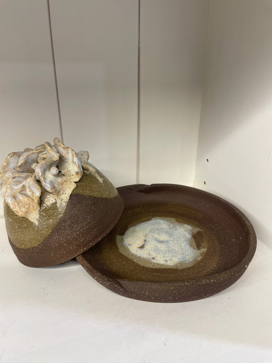 Pottery Butter Dish