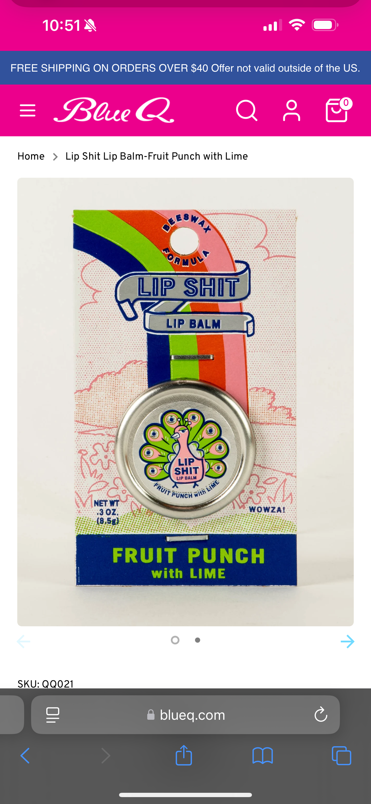 Lip Shit Fruit Punch Lime