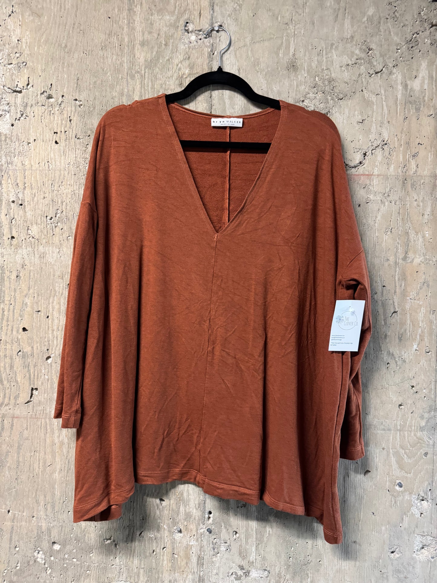 Bryn Walker V-neck Long Sleeve Large