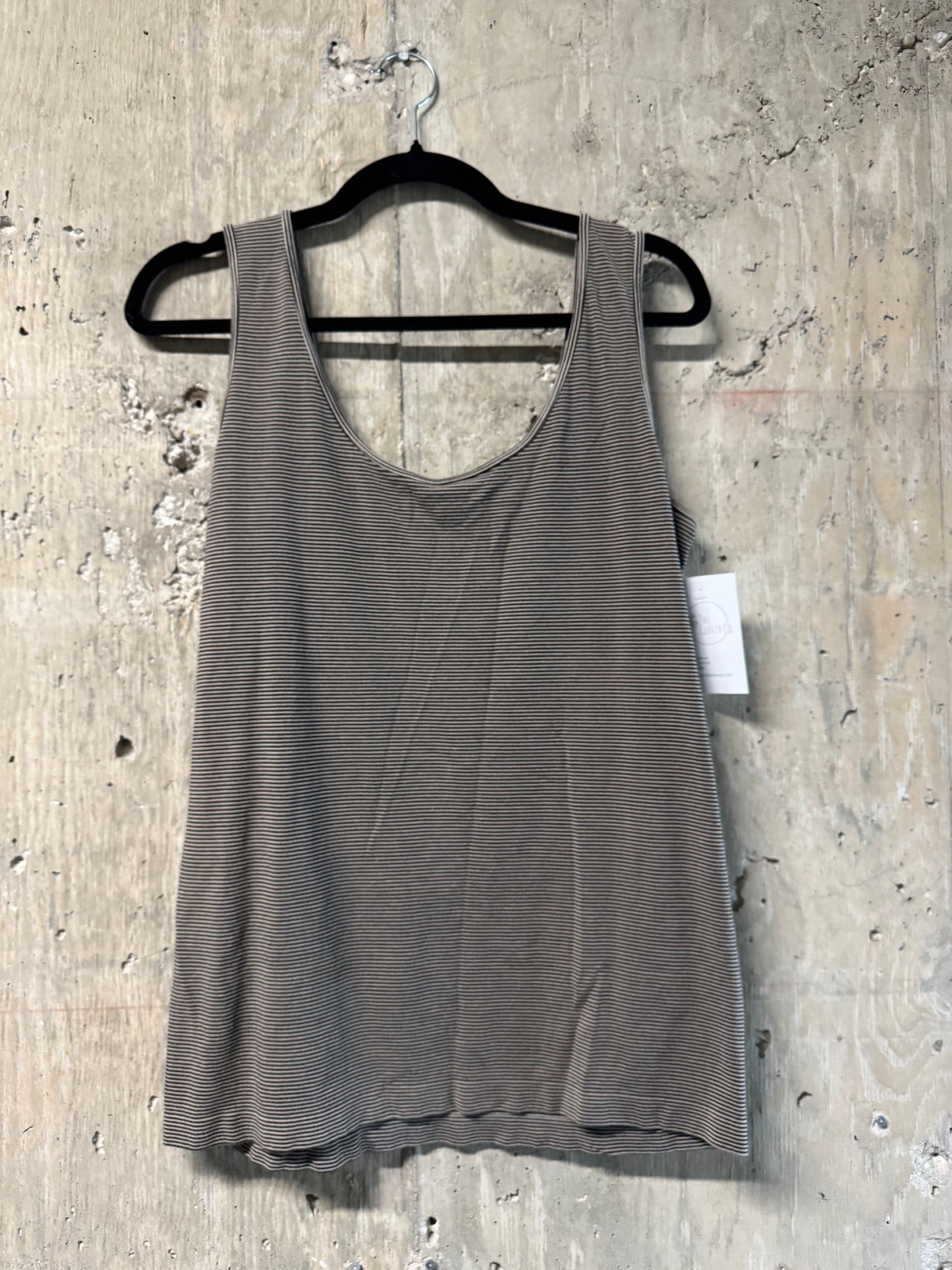 C’est Moi Stripe Tank O/S