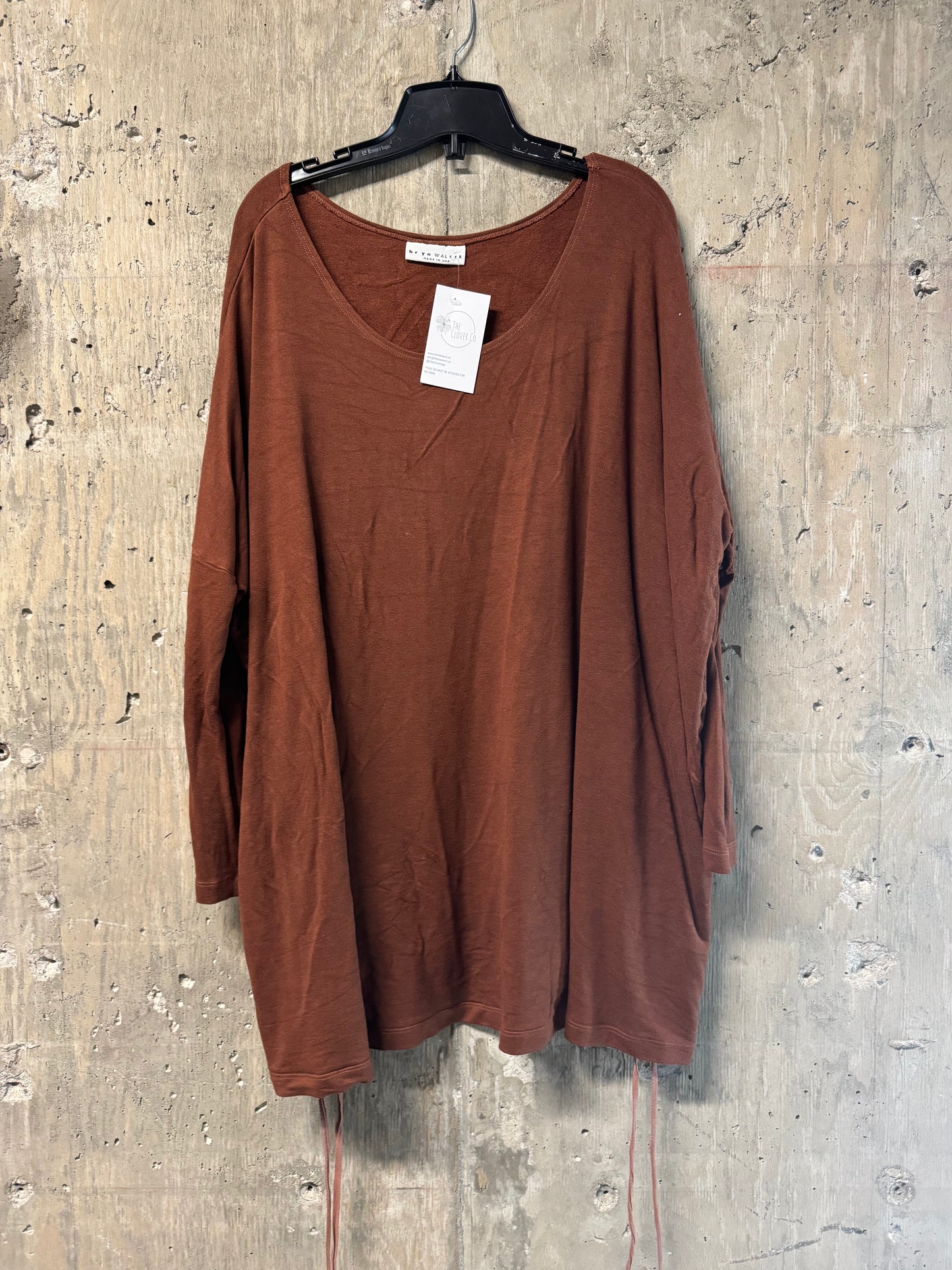 Bryn Walker Tie Shirt Copper