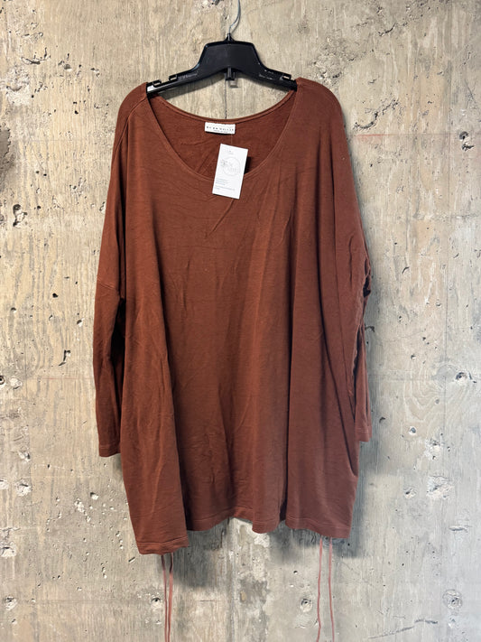 Bryn Walker Tie Shirt Copper