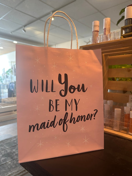 Will You Be My Maid Of Honor Gift Bag