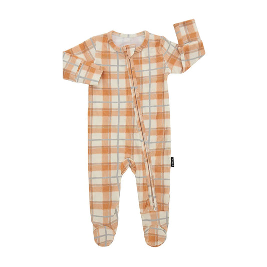 Belan.J Plaid Sleeper - Size 12/18 Months