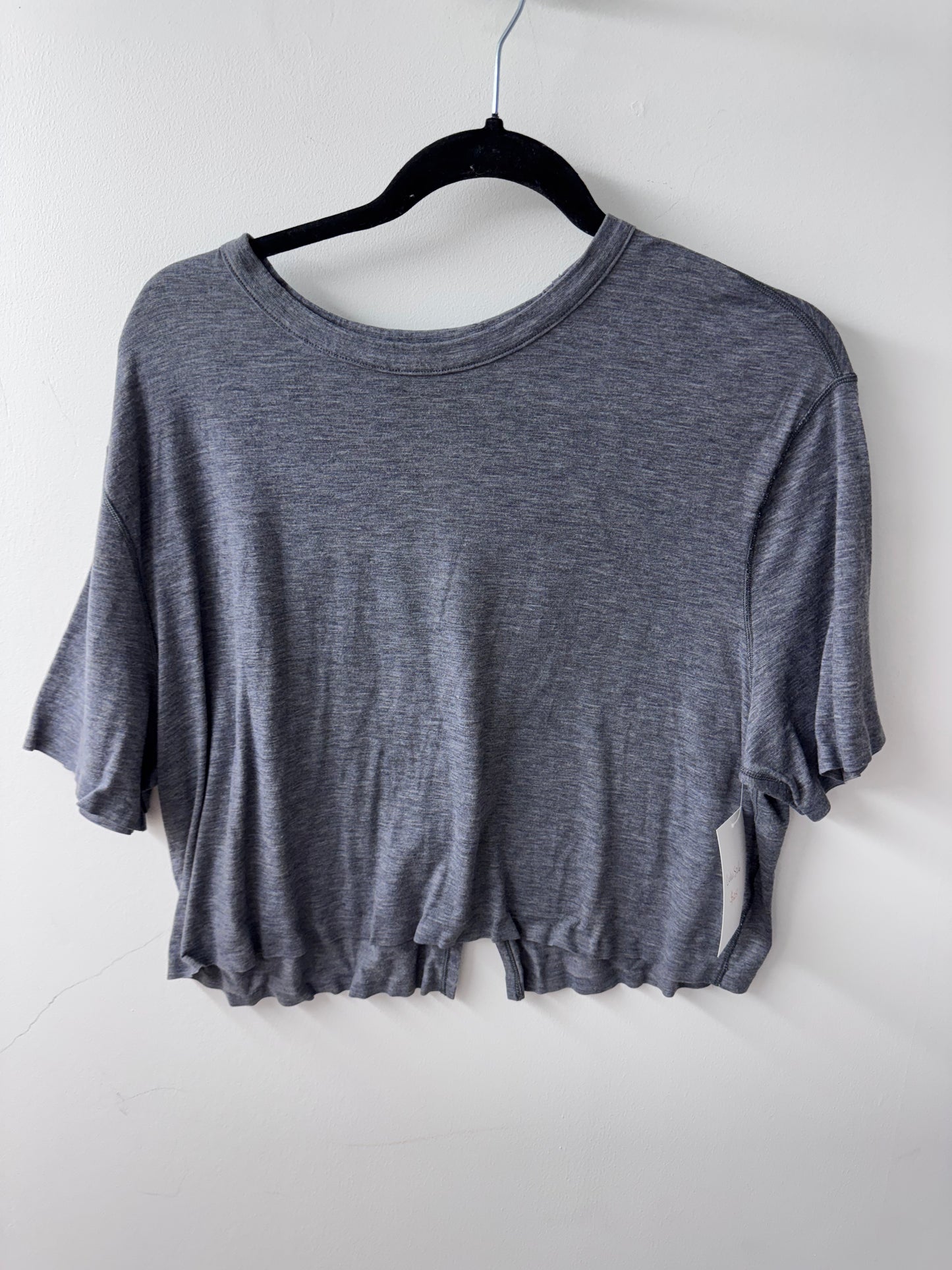 Lululemon Intended Short Sleeve Heathered Dark Cobalt - Size 6