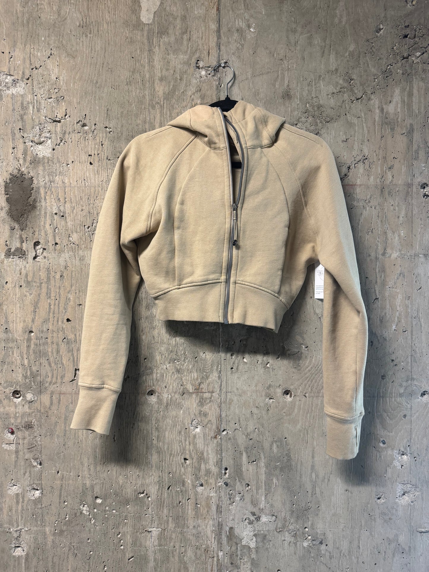 Lululemon Scuba Full Zip Cropped Hoodie XS