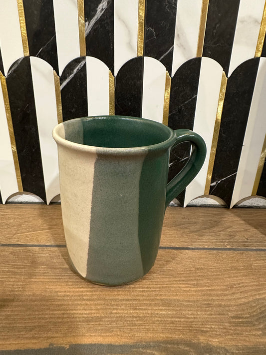 Green Pottery Mug