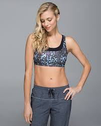 Lululemon Splendour Strappy Multi-Colour Sports Bra Size 8