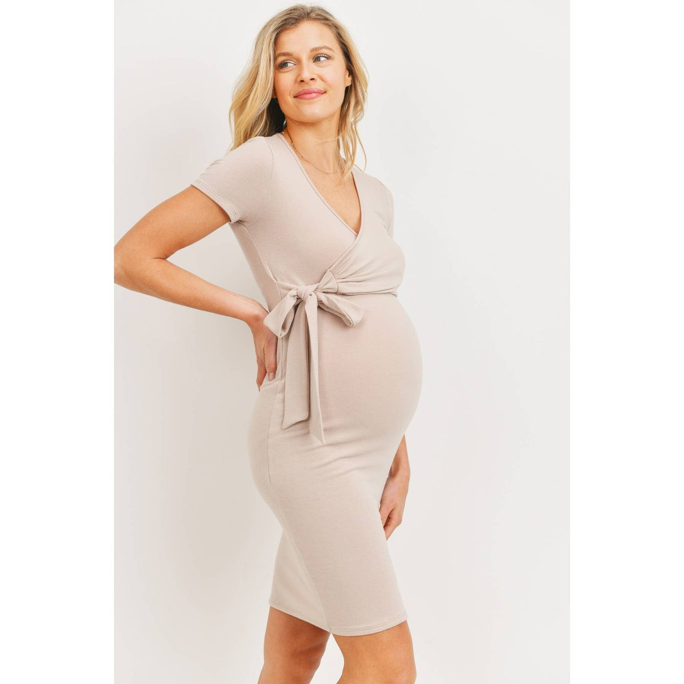 Hello Miz Maternity & Nursing Wrap Dress - Size Small