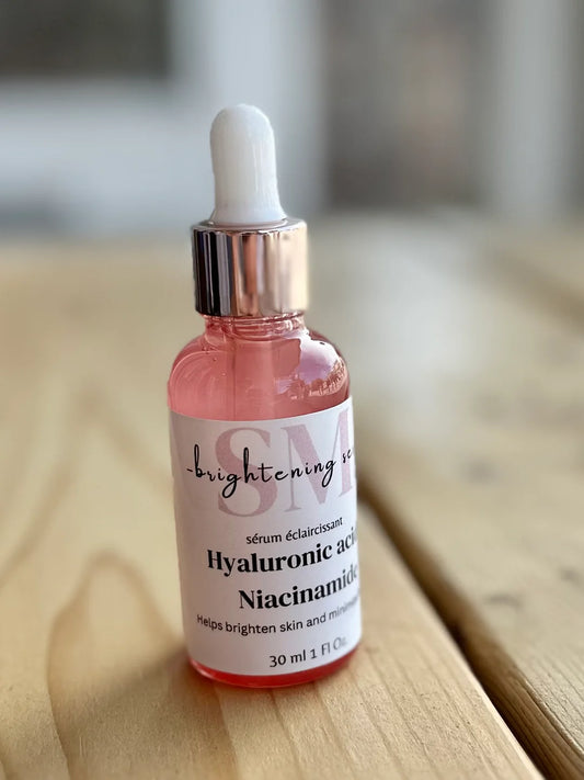 Sutton Michelle Brightening Facial Serum with Hyaluronic Acid and Niacinamide