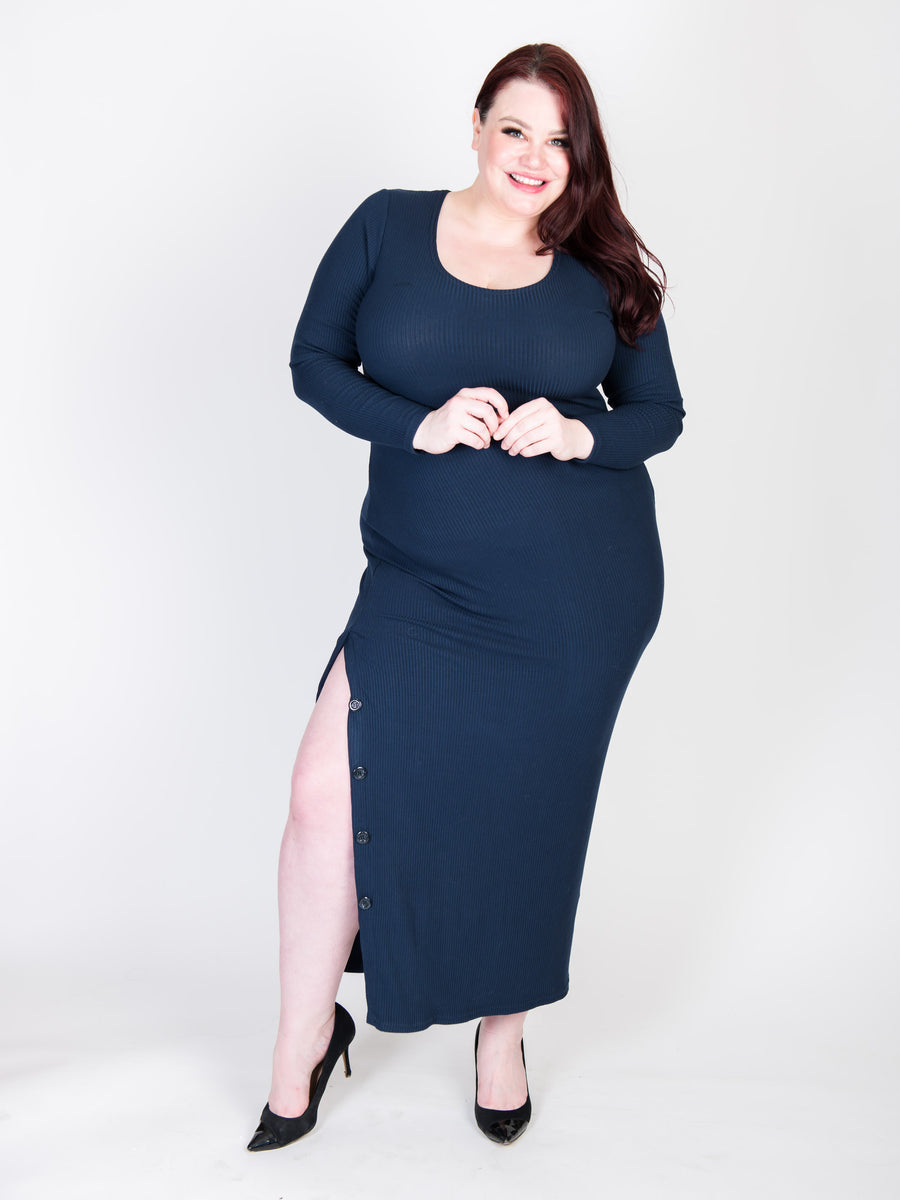 Lav & Kush Green Ribbed Dress Sz XXL