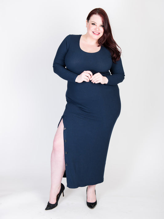 Lav & Kush Green Ribbed Dress Sz XXL