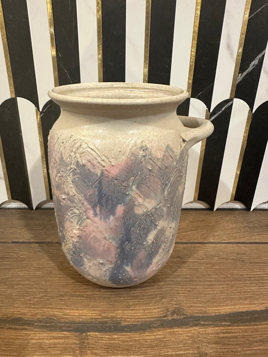 Textured Pottery Vase