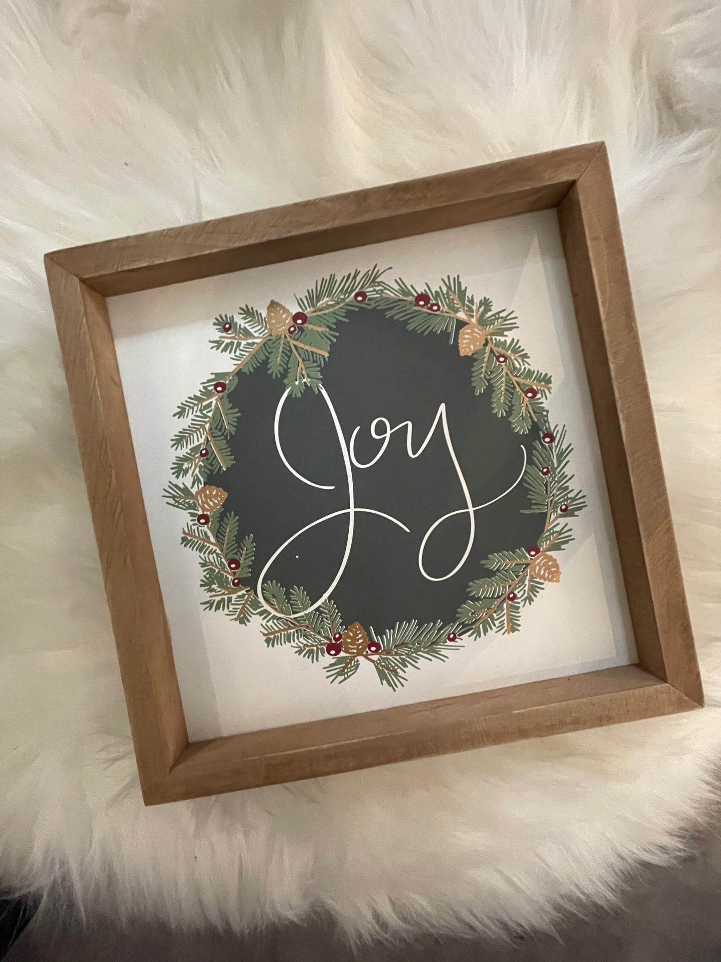 Joy Wooden Sign