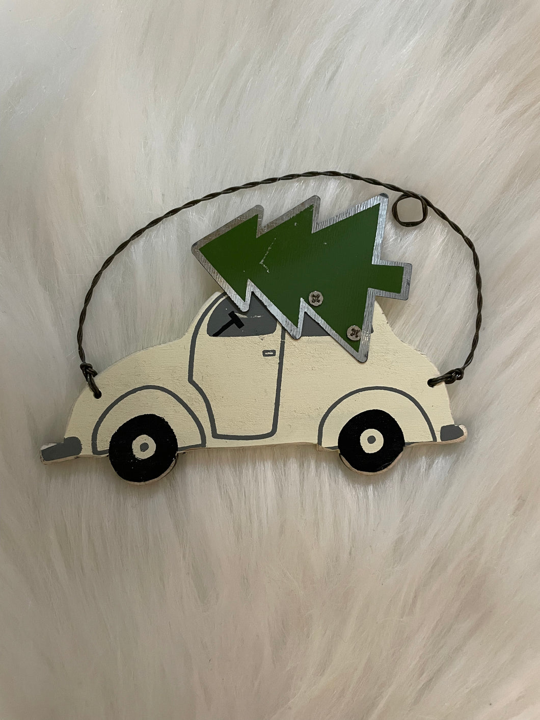 Car with Tree Ornament