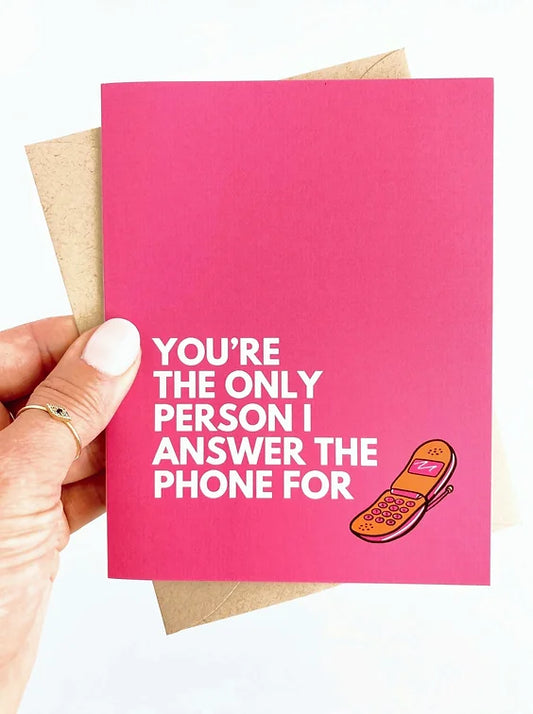 Answer the Phone Greeting Card