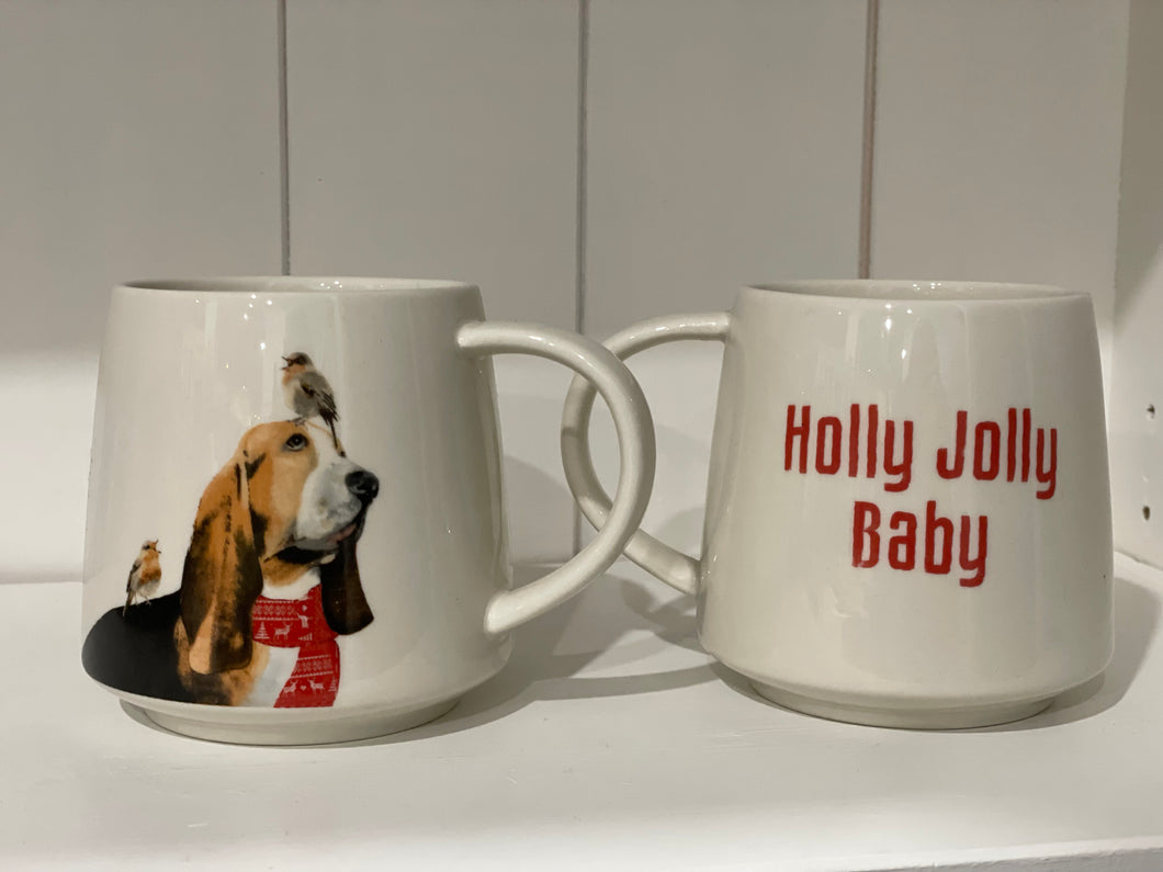 Holly Jolly Baby Dog Mug