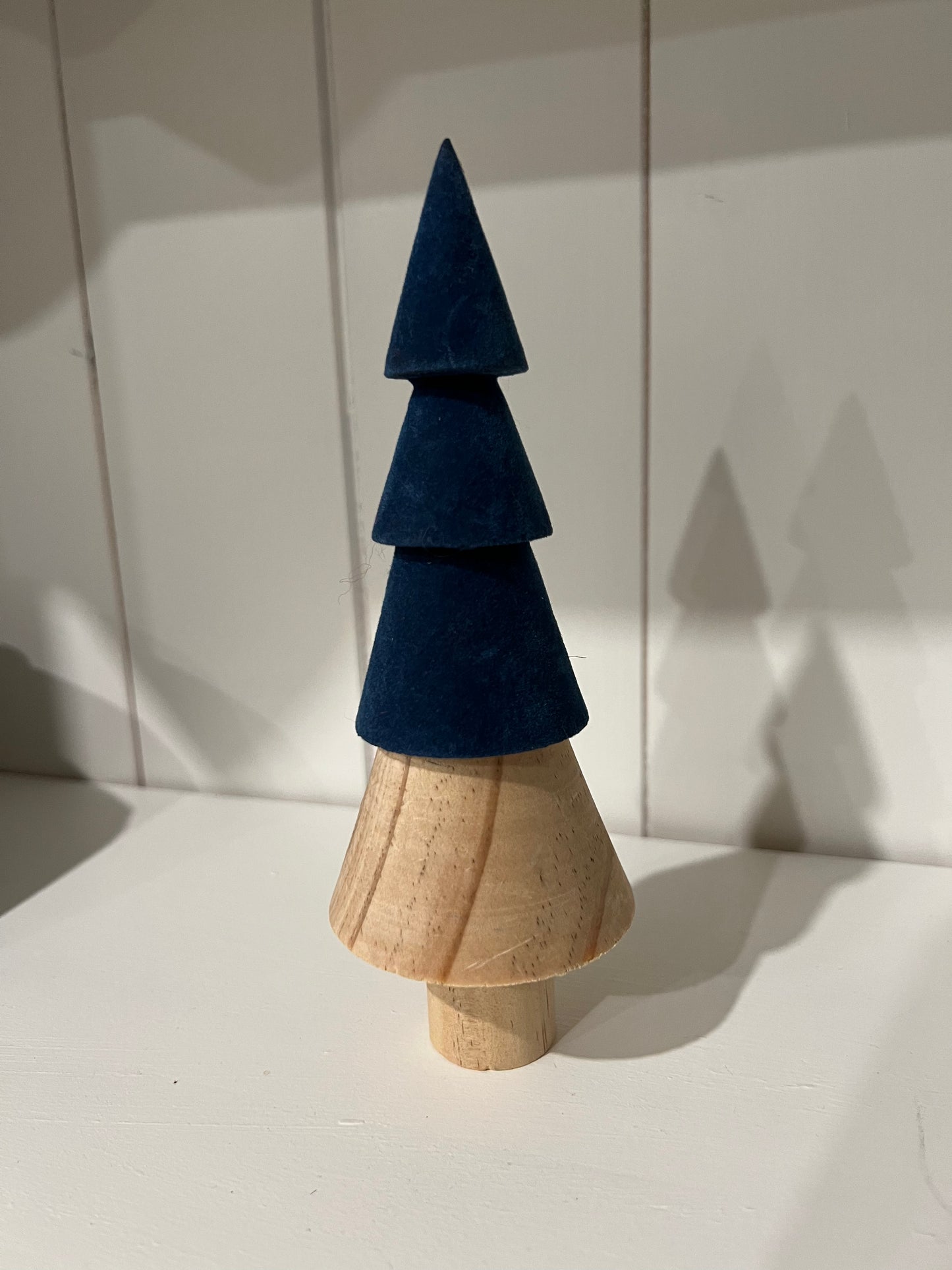 Wood and Felt Christmas Trees