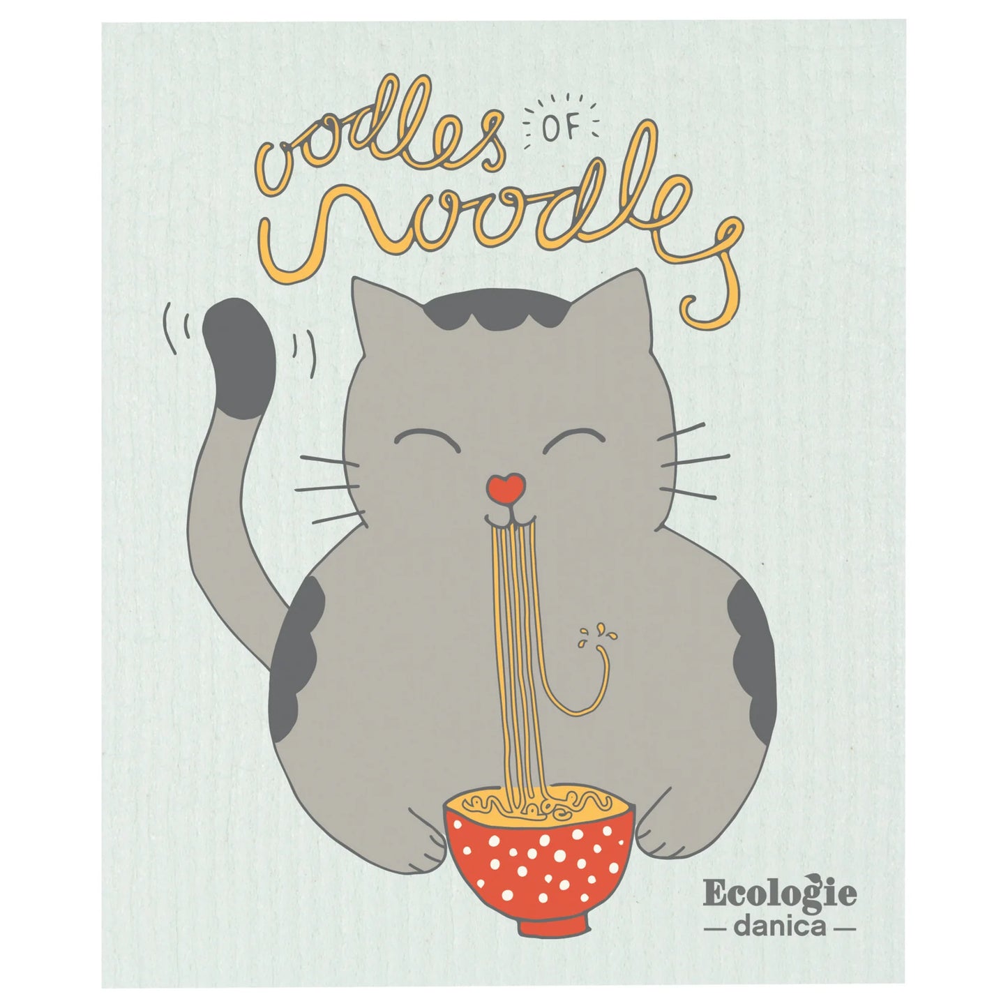 Oodles of Noodles Swedish Dishcloth