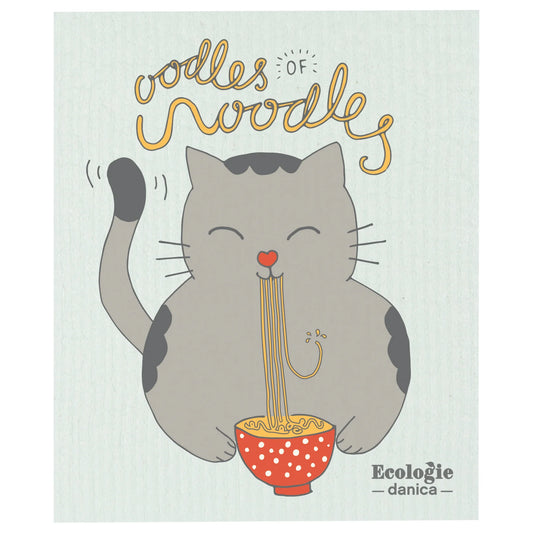 Oodles of Noodles Swedish Dishcloth