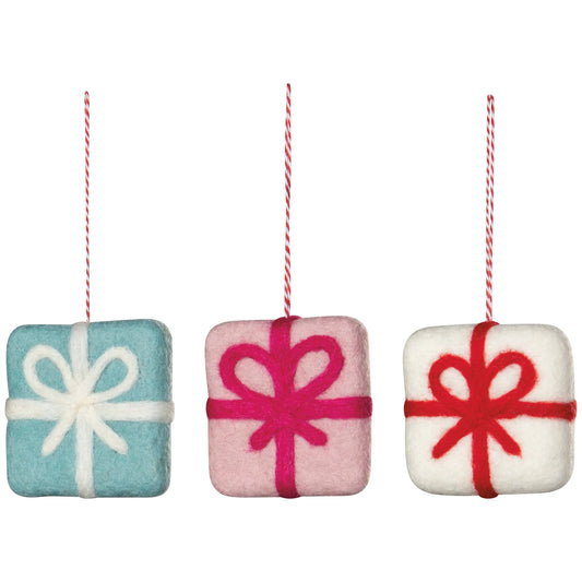 Felt Christmas Tree Ornaments - Assorted