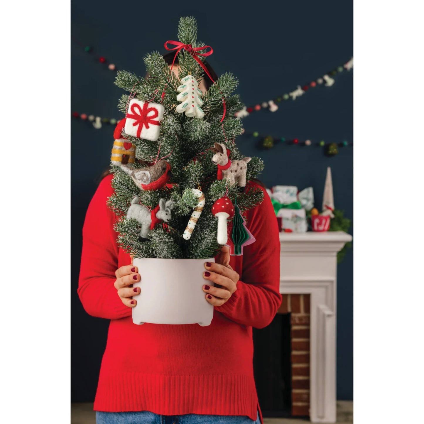 Felt Christmas Tree Ornaments - Assorted