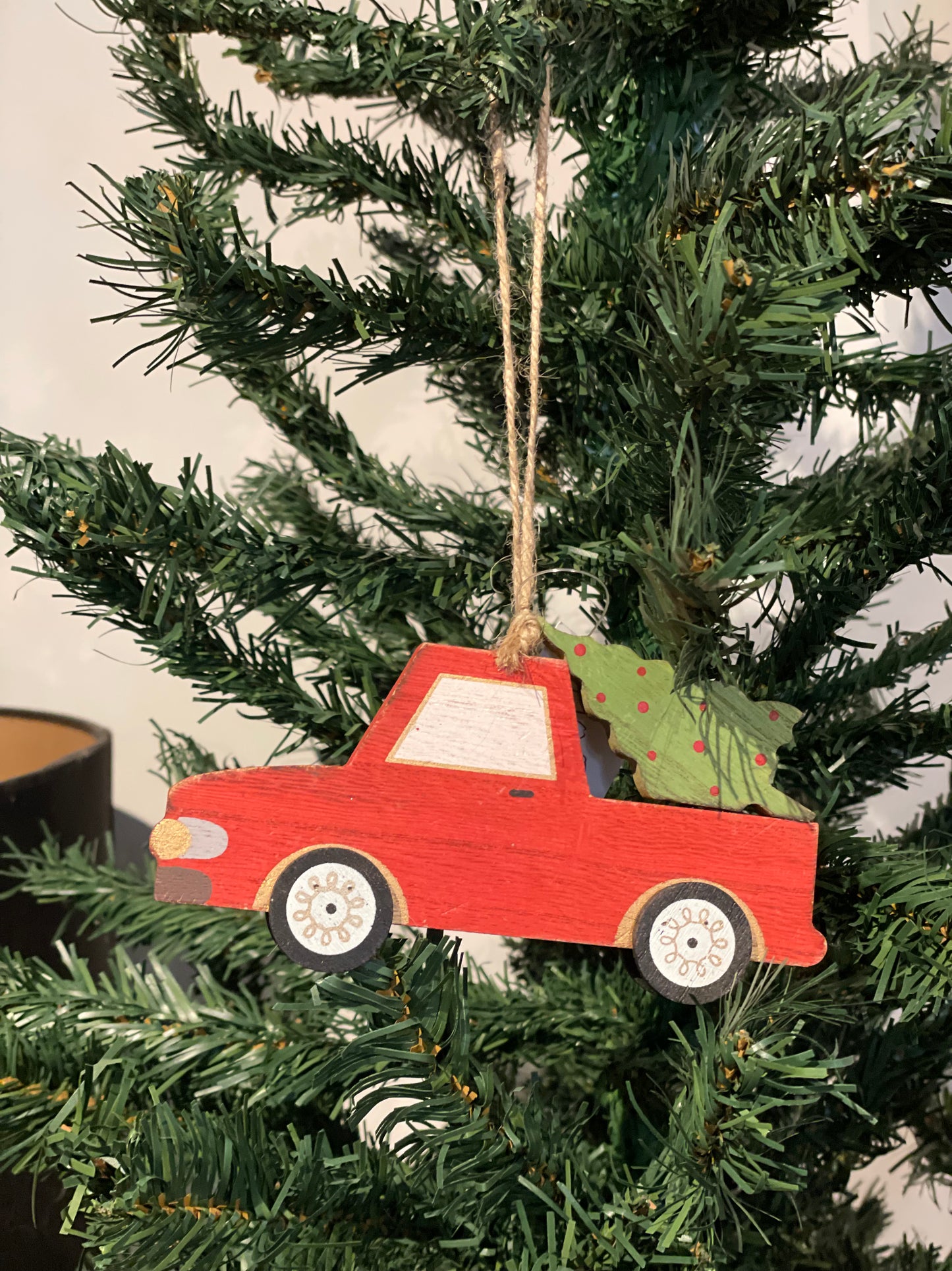 Wooden Truck Ornament